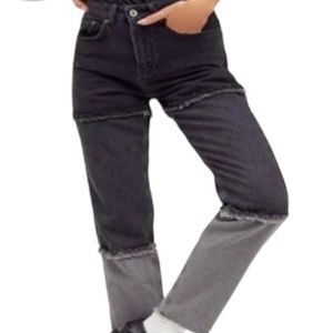 Ragged Priest Tri tone colorblock jeans